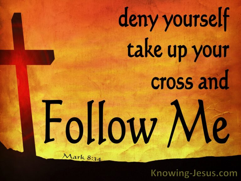 Take up your cross