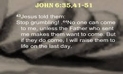 John 6: 35, 41-51